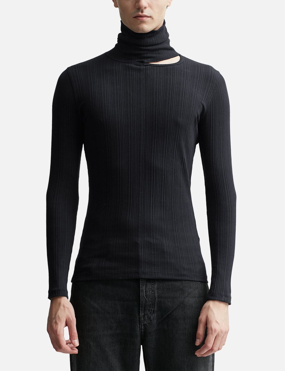 Turtleneck With Asymmetrical Opening view 18