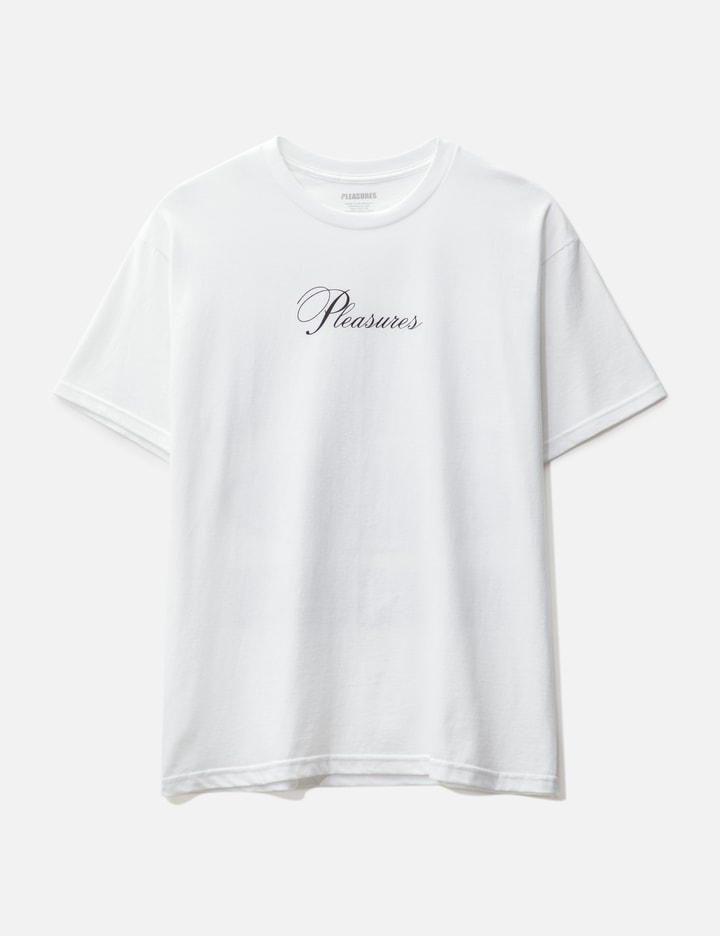 Pleasures Stack T-shirt In White