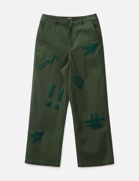 Brain Dead CHENILLE SYMBOLS FOUR POCKET PANT