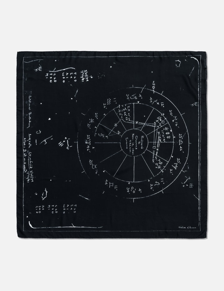 Printed Astro 70x70 Scarf