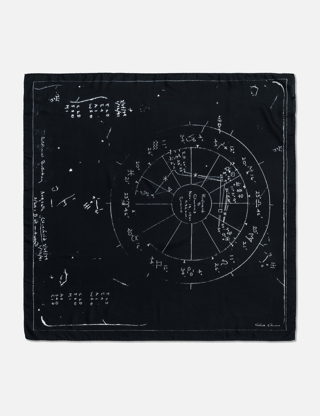 Printed Astro 70x70 Scarf view 4