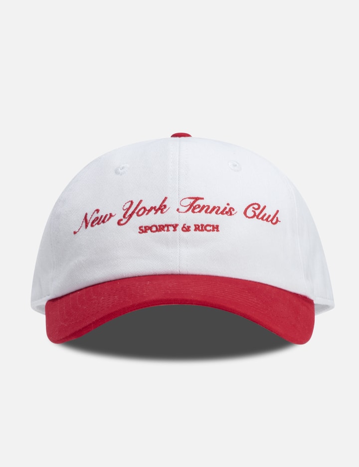 NY Tennis Club Embroidered Hat White/Bright Red Placeholder Image