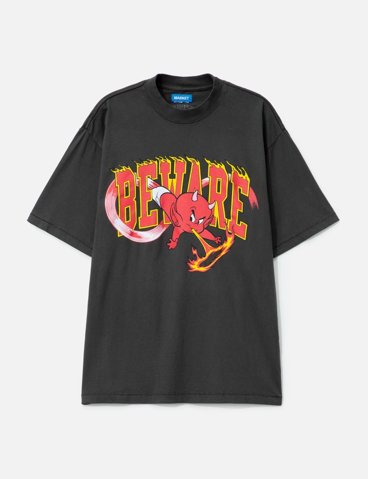 Market x Hot Stuff Beware Short Sleeve T-Shirt Placeholder Image