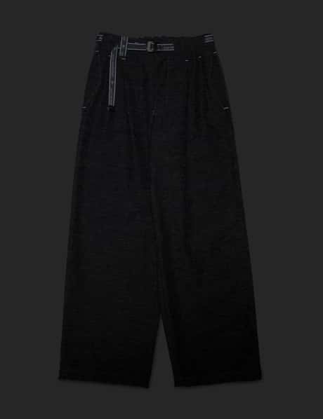 Wool Twill Trompe L'Oeil Paperbag Pants - Ready to Wear