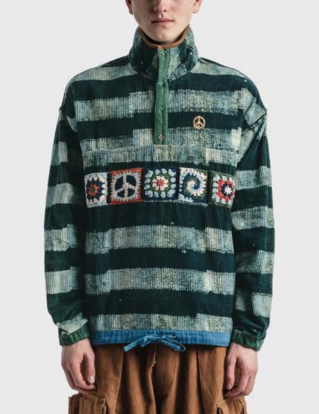 Story Mfg - ポライトプルオーバー - Indigo Forest Batik Check | HBX  