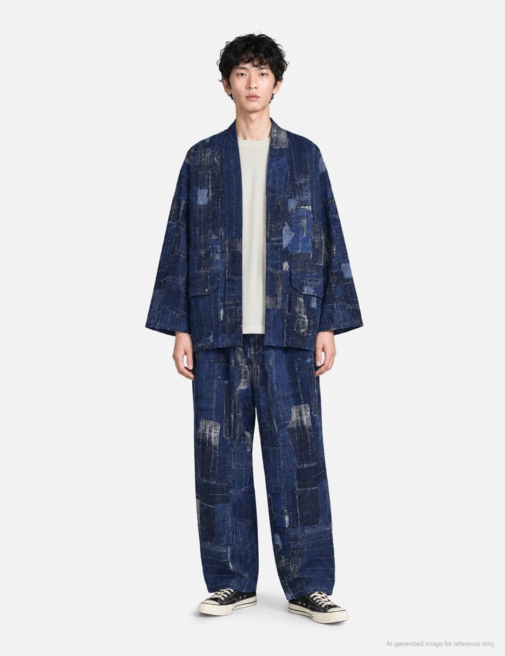 FDMTL Boro Jacquard Haori Jacket Rinse