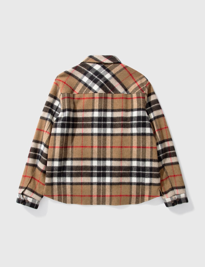 We11done - Wd Check Anorak Wool Shirt | HBX - Globally Curated 