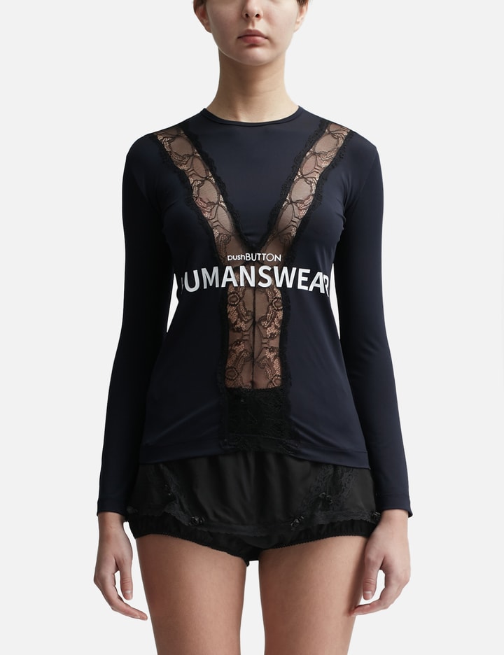 Lace Trim Jersey Top Placeholder Image