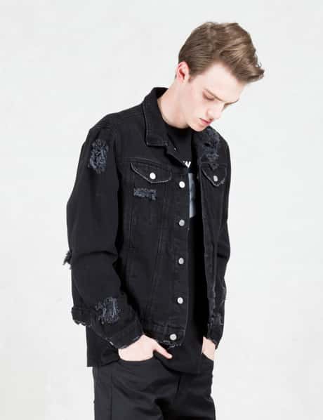 Misbhv - Regular Damaged Denim Jacket | HBX - Globally Curated 