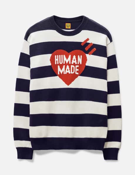 Human Made 스트라이프 하트 니트 스웨터