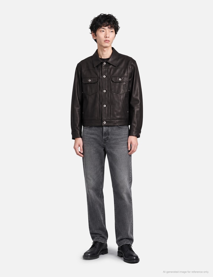 COOR Goat Skin Pocket Trucket Jacket