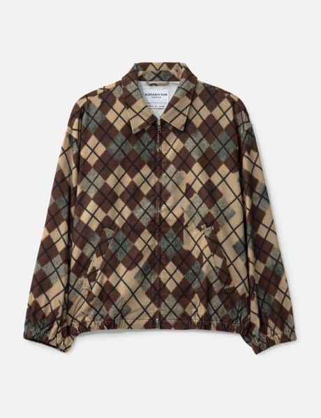NÒMARHYTHM TEXTILE Argyle Blouson