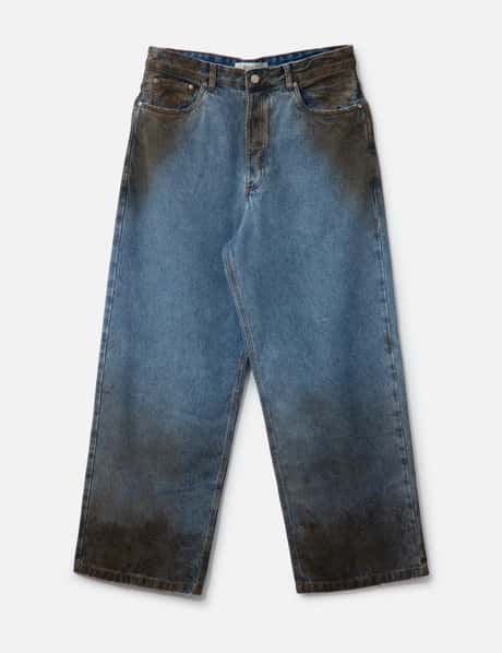 PIET Dirt Stained Oversized Denim