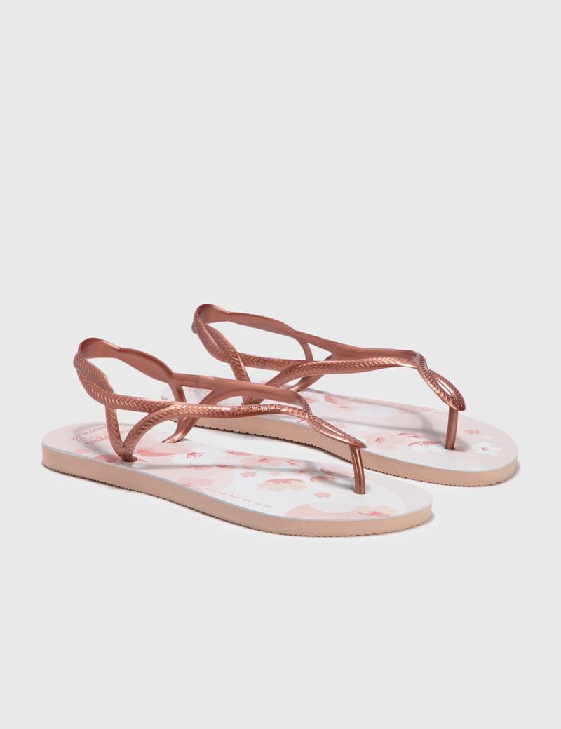 Havaianas Slim Organic Sandals Red/Rose Gold