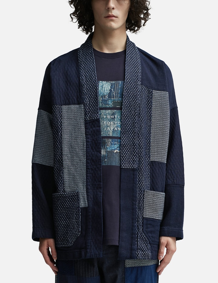 Linen Patchwork Unisex Kimono Japanese Men's Haori -  in 2023