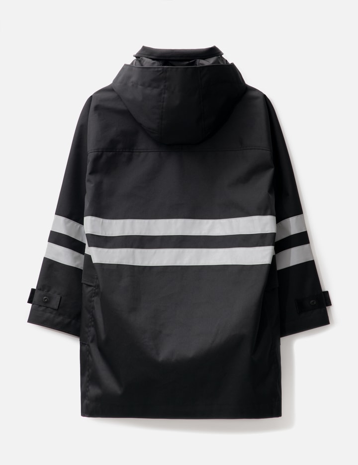 Shop Junya Watanabe Man 3m Stripe Jacket In Black