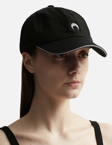 Marine Serre - CANVAS BASEBALL CAP | HBX - Globally Curated 