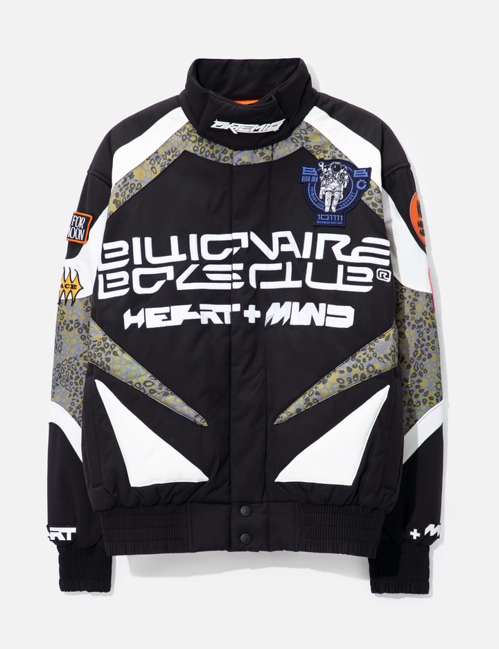 Billionaire Boys Club Space Suit Oversize Racer Jacket In Black