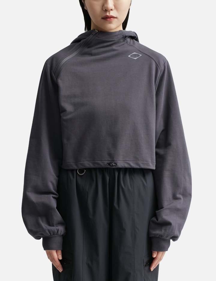 Cropped Side Zip Hoodie Placeholder Image
