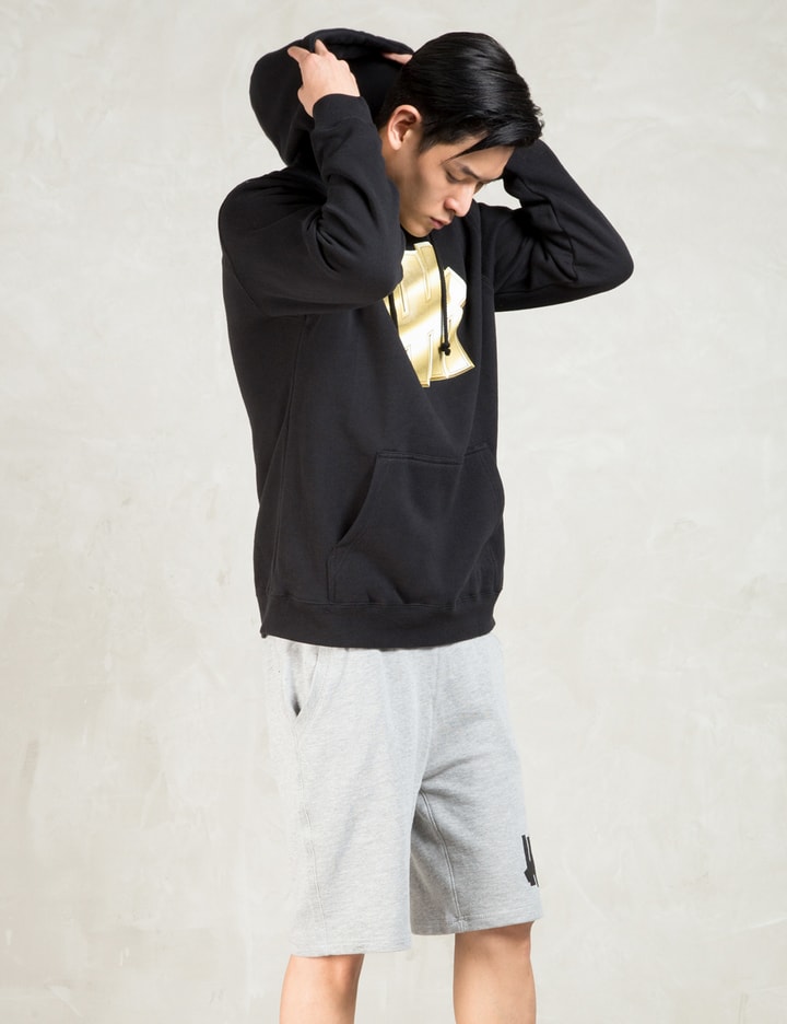 Undefeated Black Gold Strike Hoodie