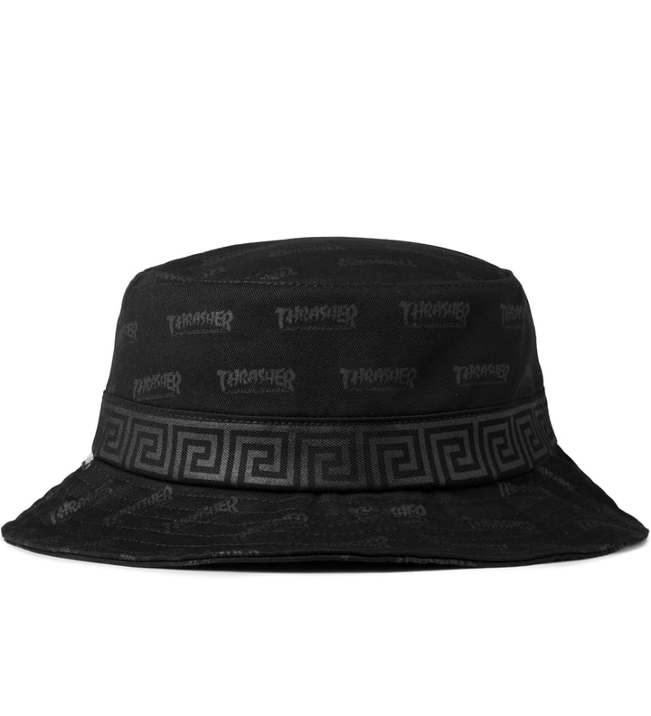 HUF x THRASHER Black Asia Bucket Hat Placeholder Image
