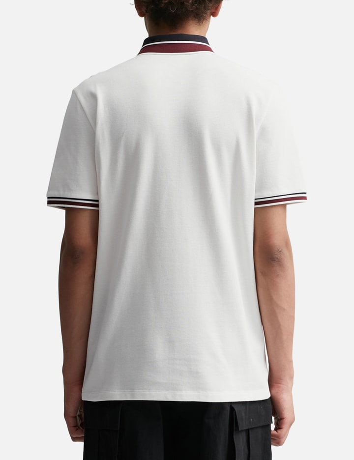 OPTICAL WHITE LOGO PATCH POLO SHIRT Placeholder Image