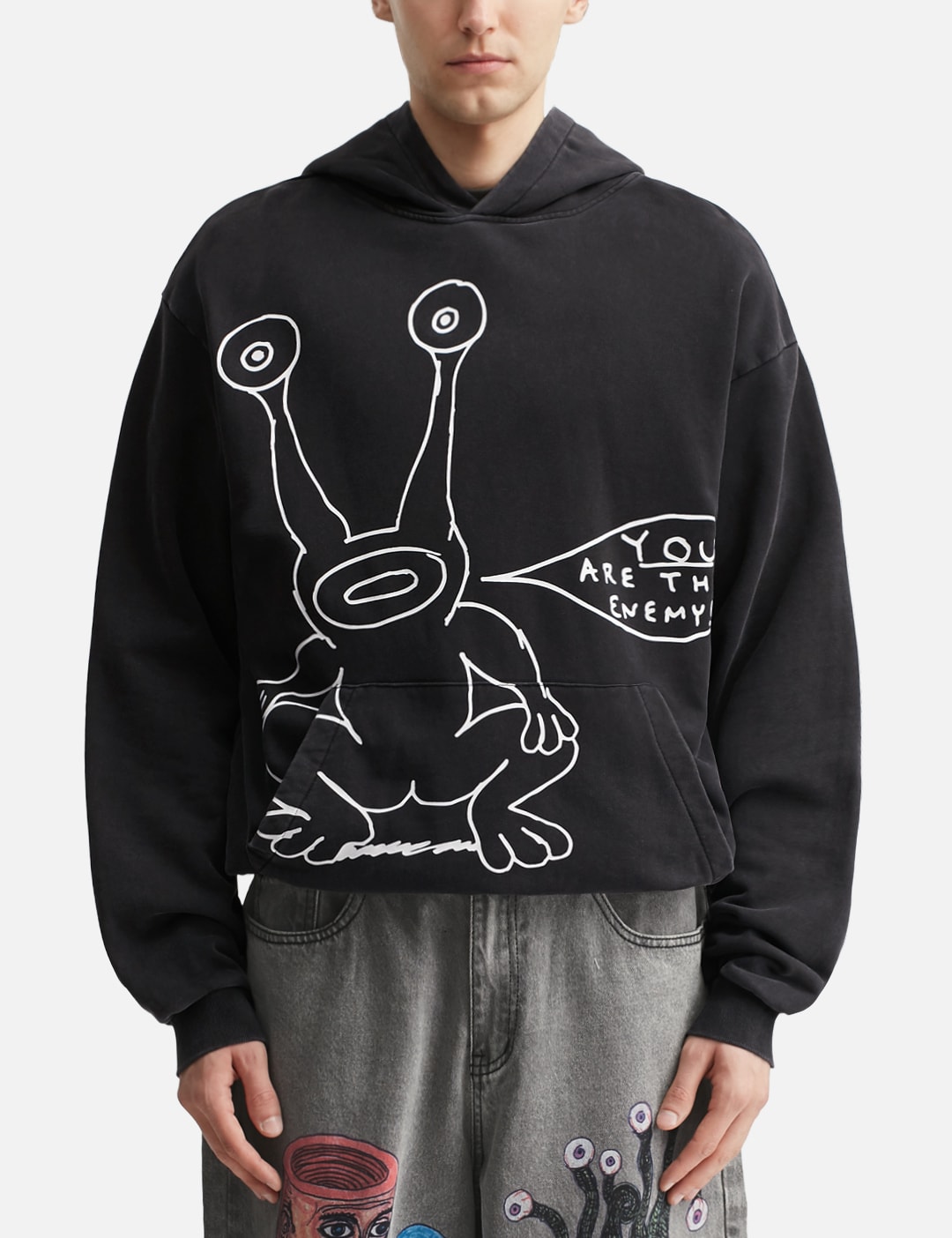 X Daniel Johnston Enemy Pullover Hood view 18