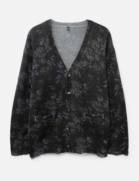 R13 Printed Boyfriend Cardigan