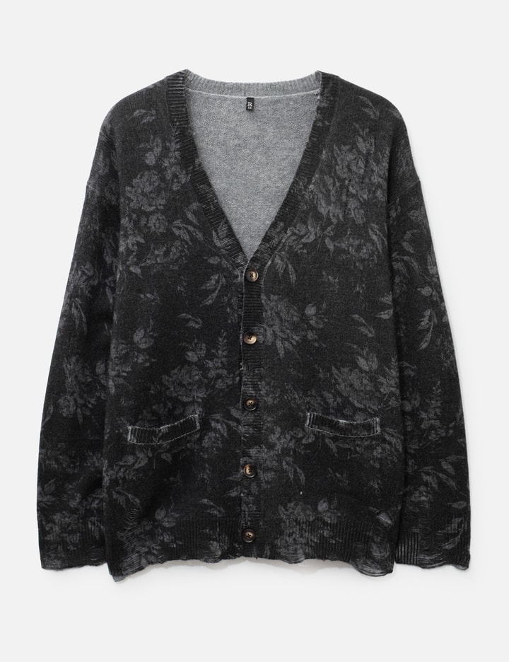 R13 Printed Boyfriend Cardigan