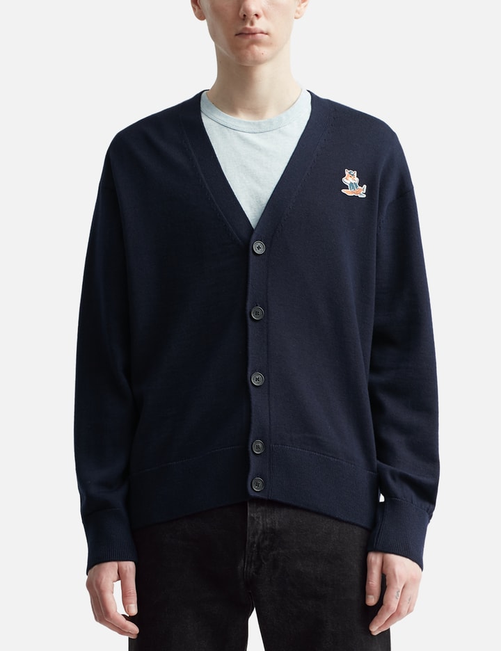 DRESSED FOX PATCH RELAXED CARDIGAN Placeholder Image