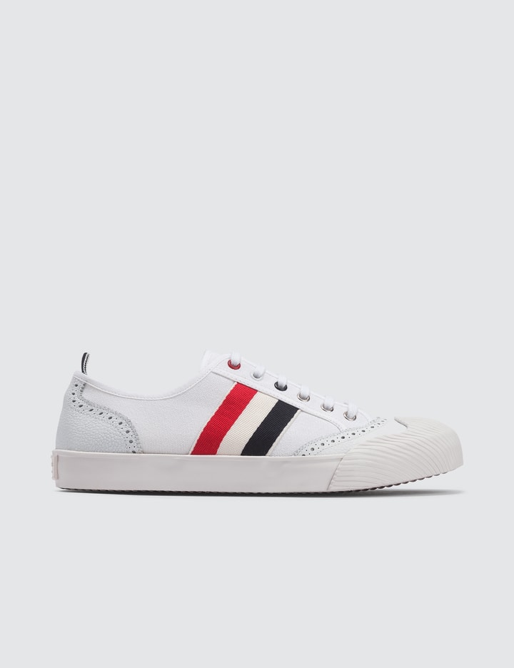 Brogued Canvas Trainer Placeholder Image