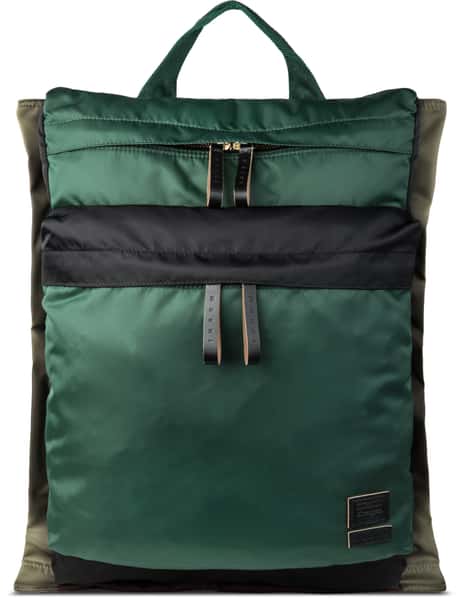 PORTER×MARNI 2WAYリュック 柄 緑 グリーン M A R N I×PORTER 2WAY 