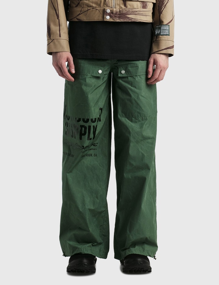 Green Nylon Sports Pants Placeholder Image