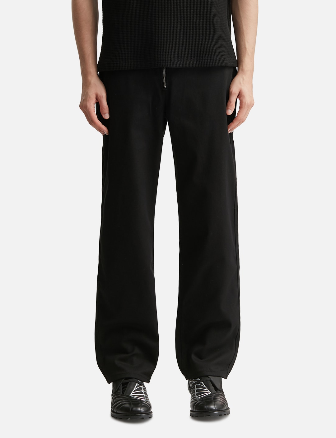 Three-Zip Embroidered Pants view 12