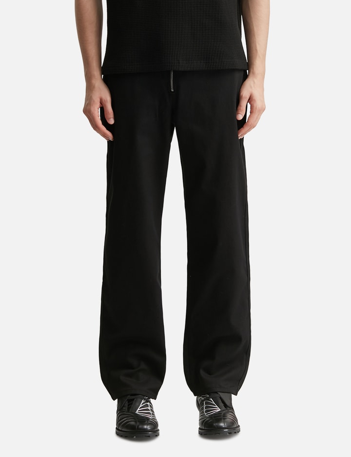 THUG CLUB Three-Zip Embroidered Pants