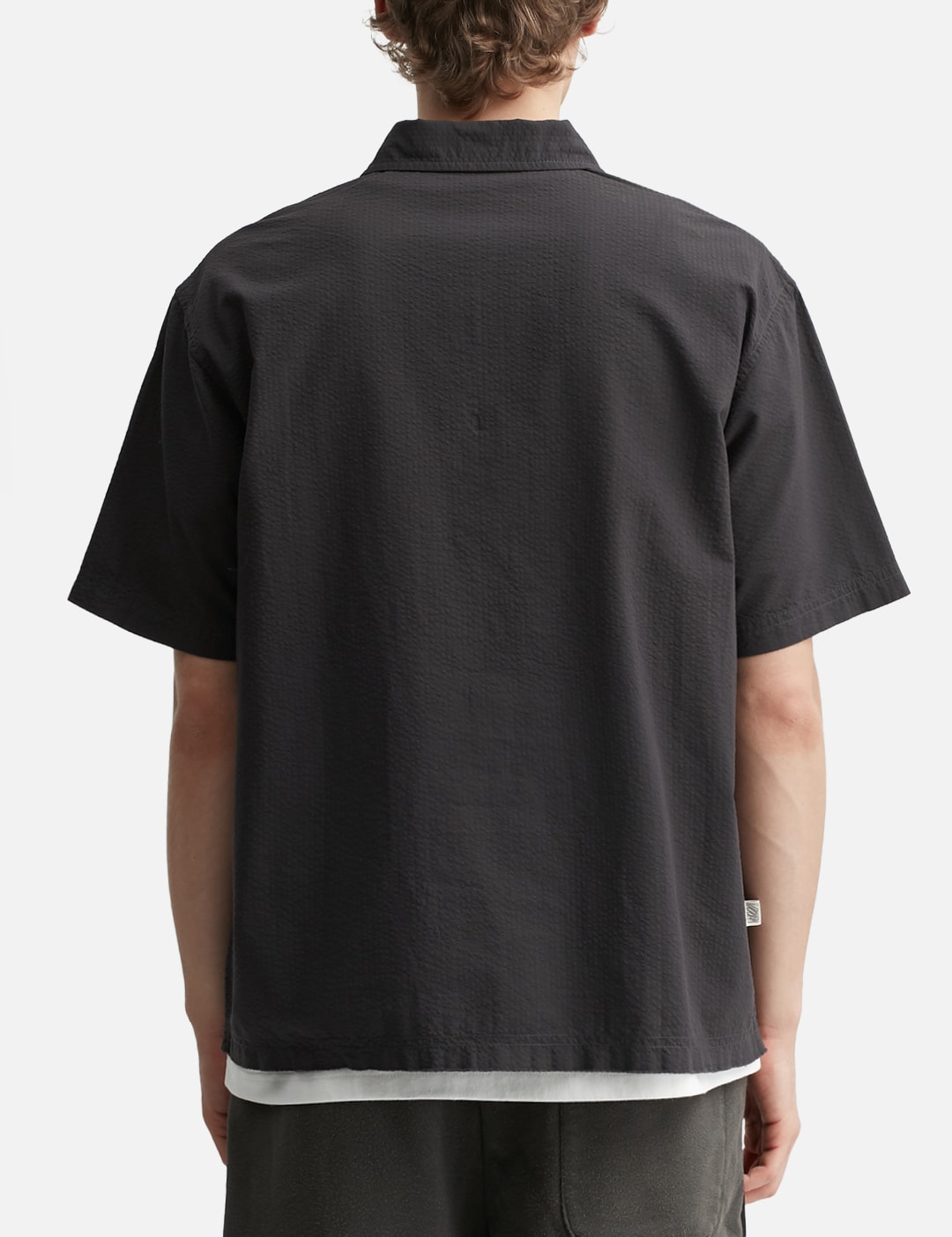Seersucker Quarter Zip Shirt view 13