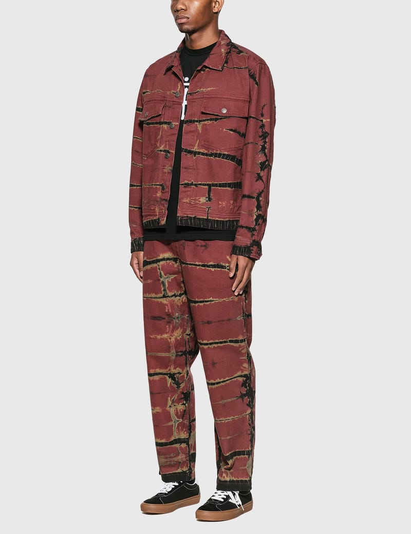 rip dye beach pant stussy