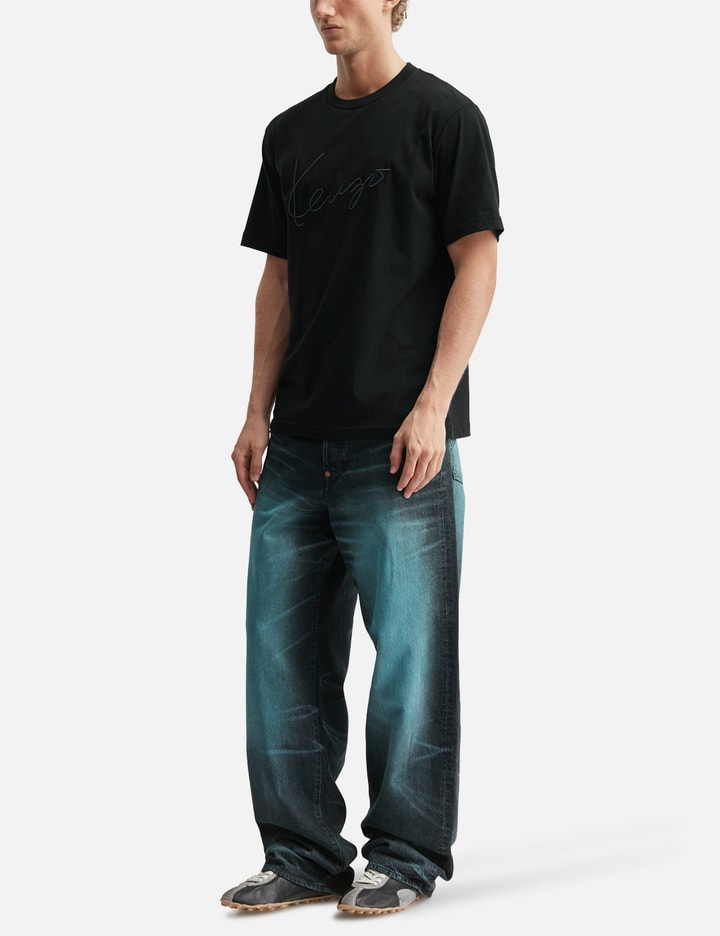 'KENZO Signature' Embroidered T-Shirt view 5