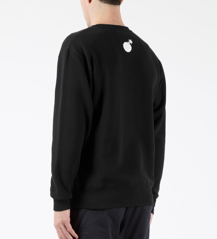 Black Forever Bar Crewneck Sweater Placeholder Image
