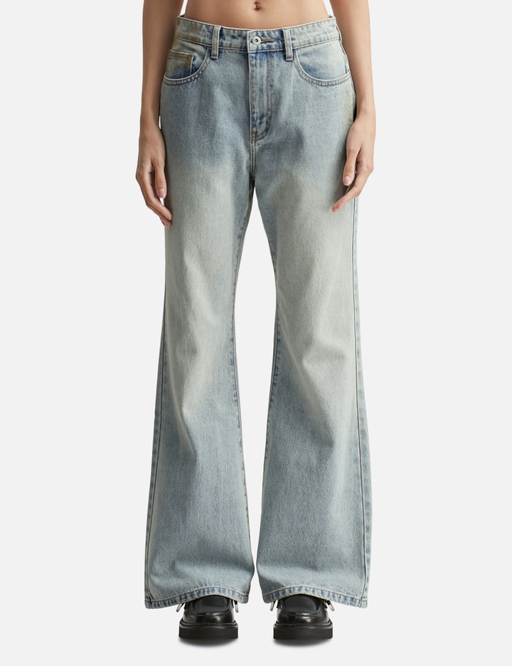 Light Blue Flared Fit Denim Placeholder Image