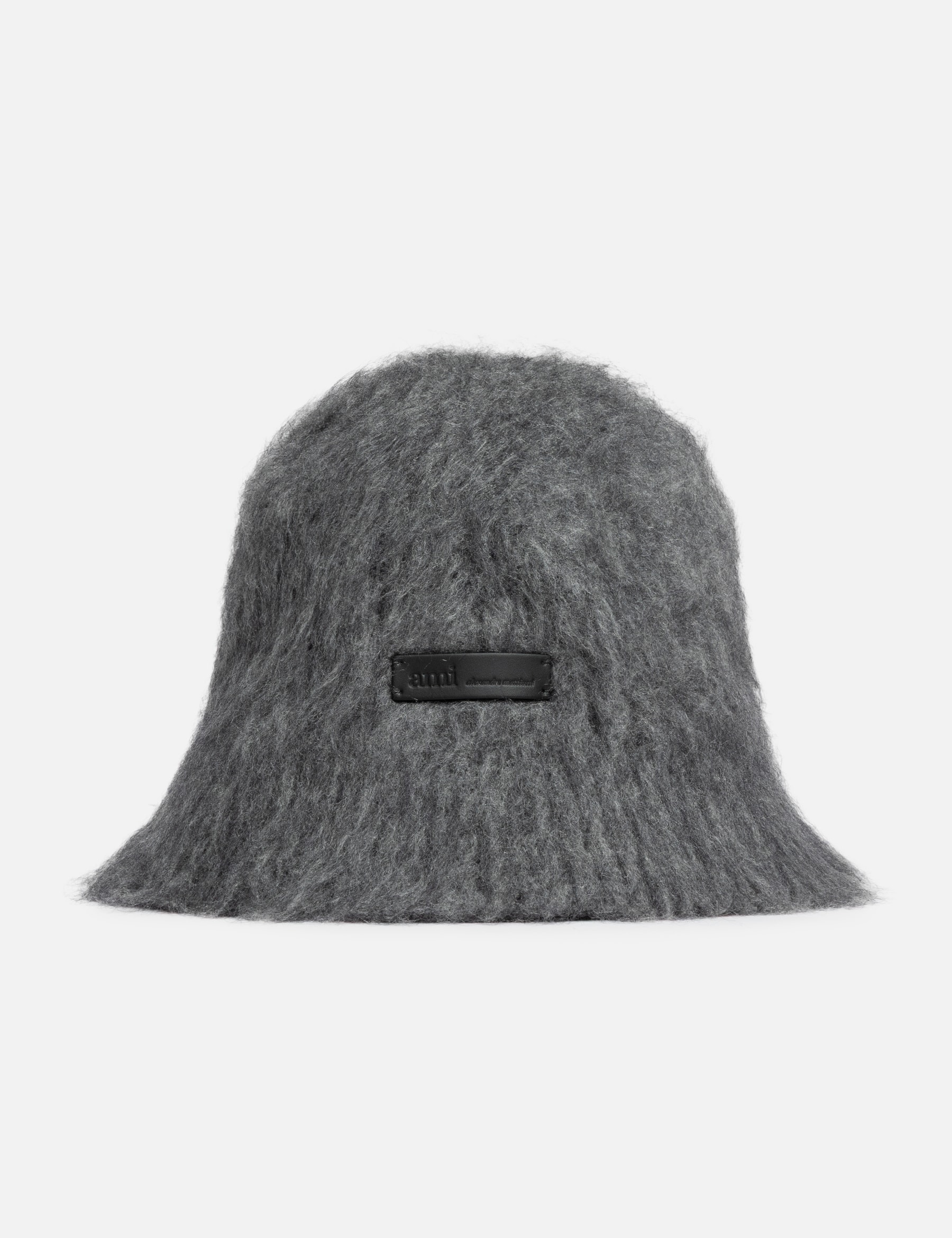 Grey Mohair Ami Bucket Hat view 10