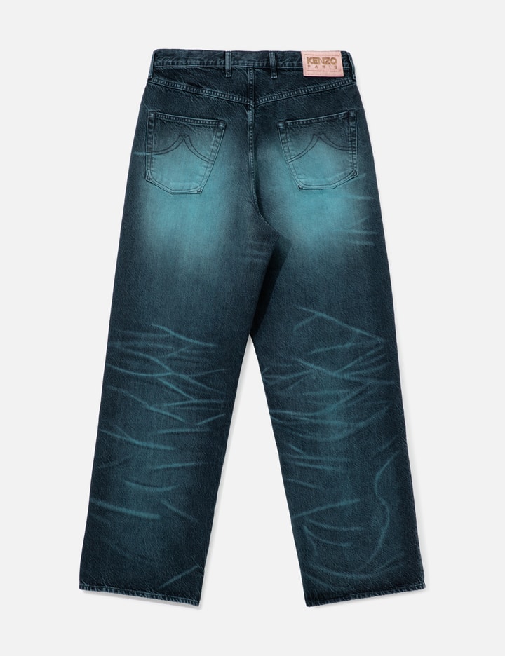 겐조 Turn Up Wide Fit Jeans