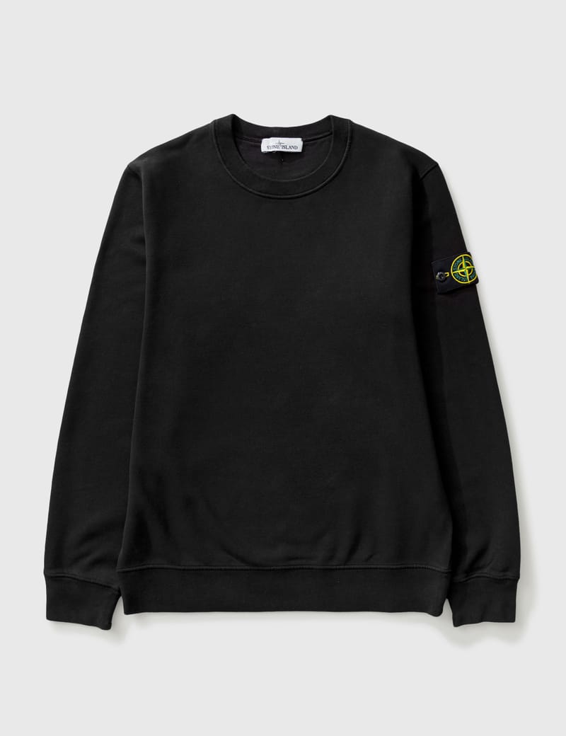 stone island black jumper men