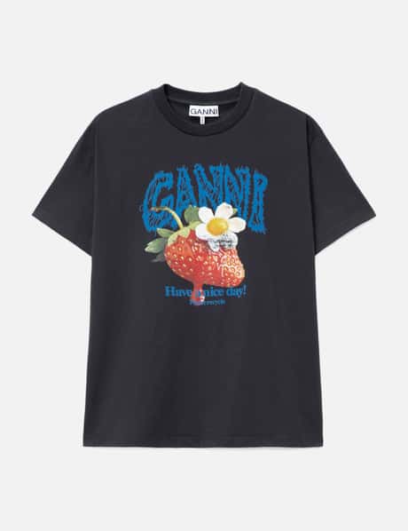 Cotton T-Shirt With Strawberry view 6