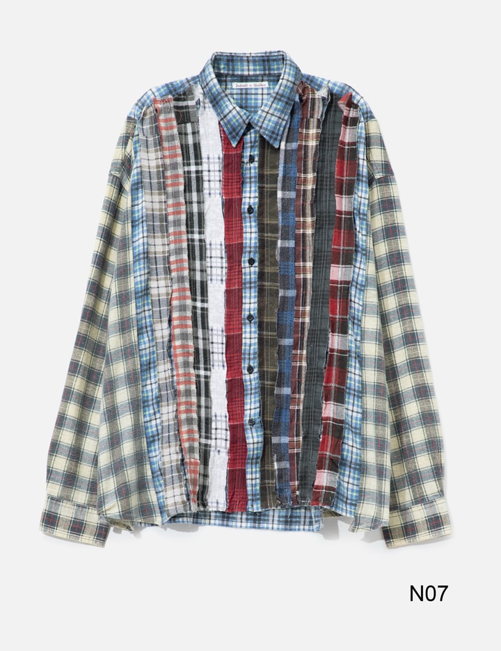 Needles Flannel Shirt - Ribbon Wide Shirt