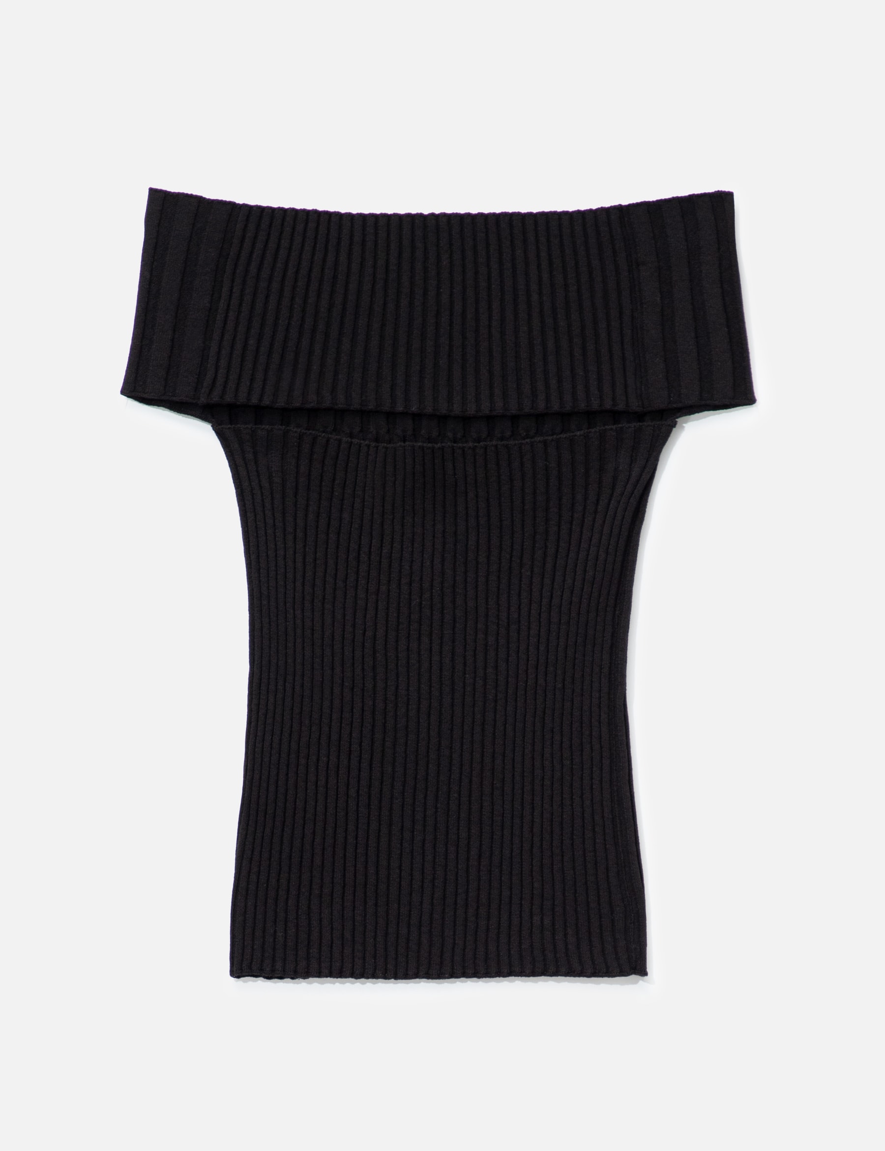 Off Shoulder Rib Top view 17
