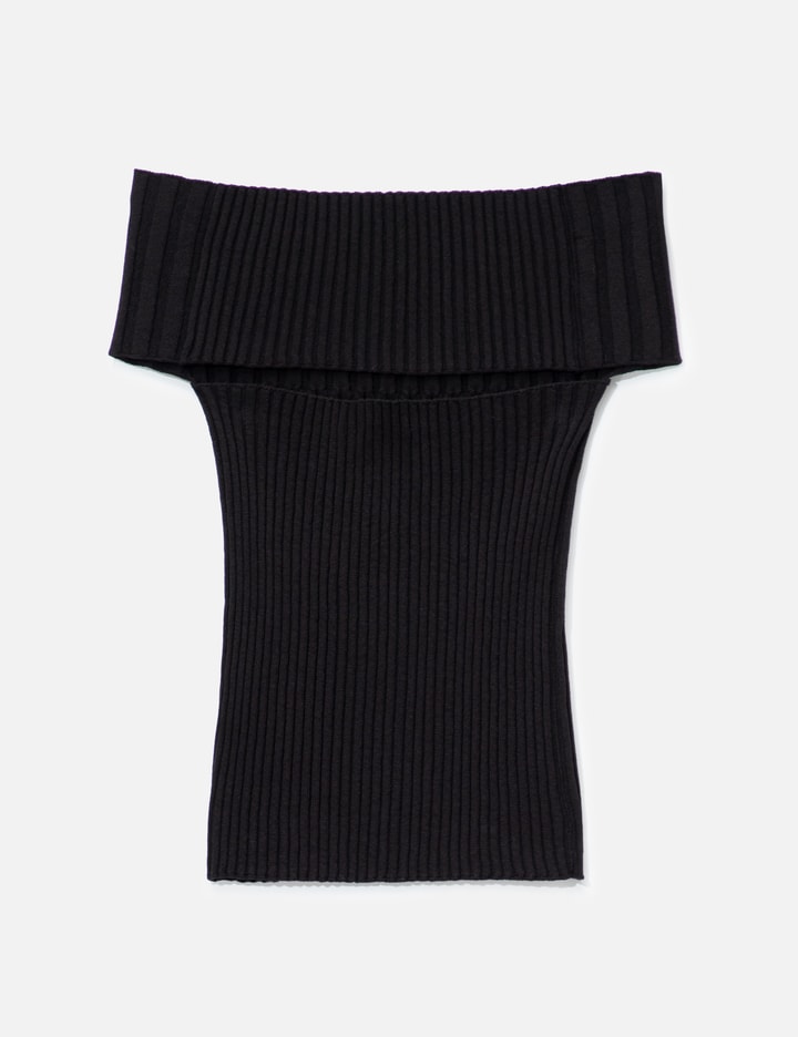 Off Shoulder Rib Top Placeholder Image