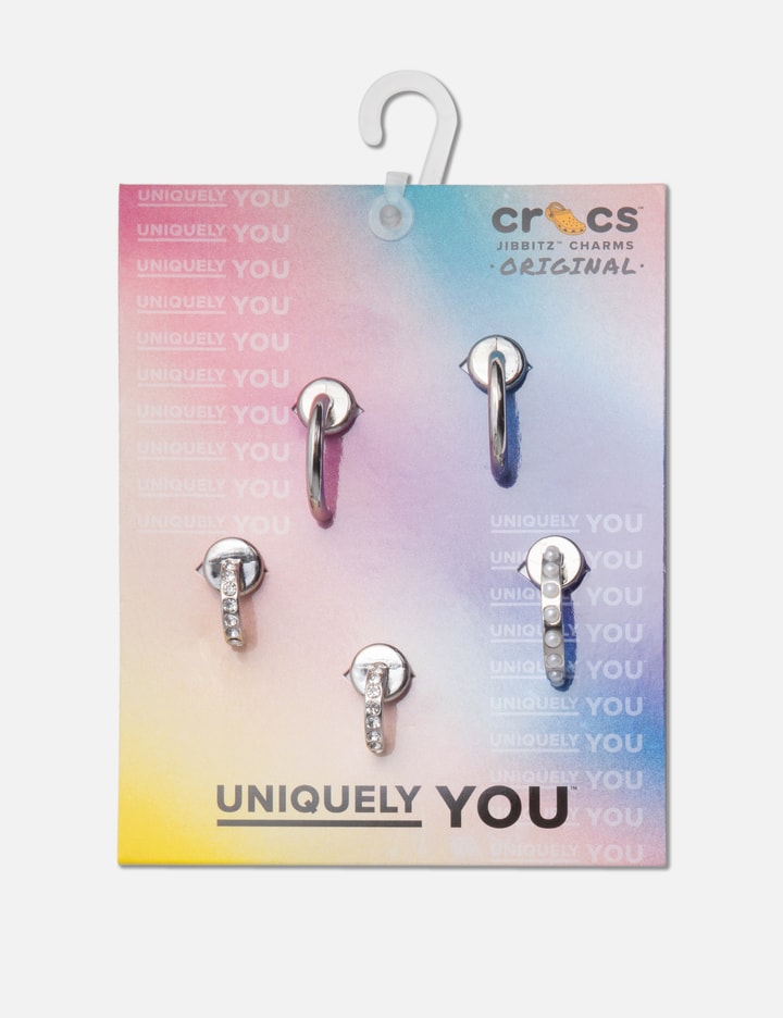 Crocs - Jibbitz™ Charm Silver Ring Pin Set (Set of 5)  HBX - Globally  Curated Fashion and Lifestyle by Hypebeast