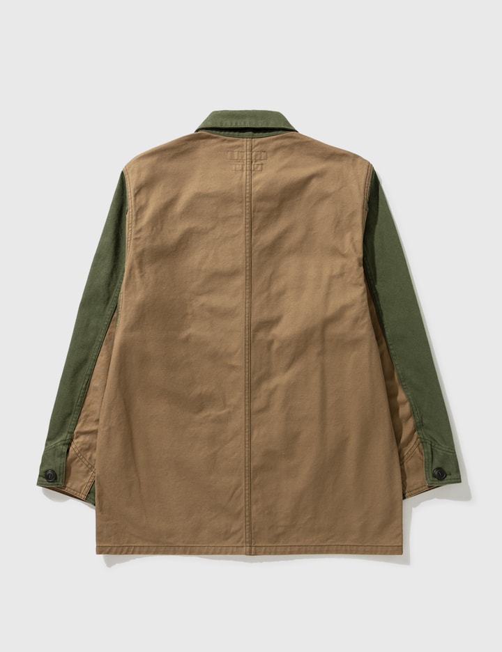 Patchwork Coverall Rinse Khaki Placeholder Image