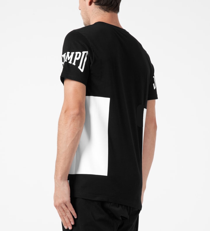 Black Solid Side Print T-Shirt Placeholder Image